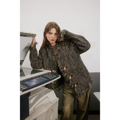 Unisex Jacket Retro Baggy Coat