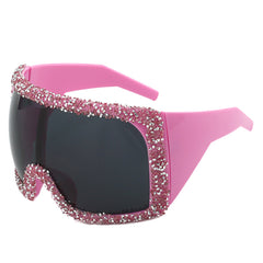 Trendy punk glasses all-in-one goggles