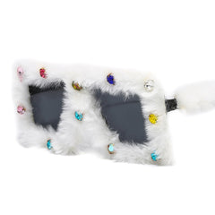 Trendy punk glasses stuffed diamond square sunscreen