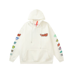 OW hoodie autumn/winter cartoon pattern arrow