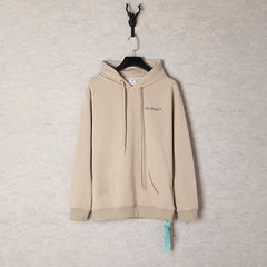 OW basic arrow pattern hooded sweater