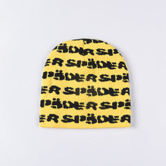 Sp5der Knitted Beanie Wool