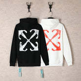 OW hoodie Autumn/Winter Letter Arrow Pattern
