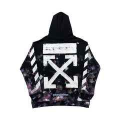 OW hoodie Fireworks Arrow Pattern Pullover Hood