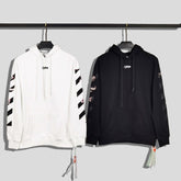 OW hoodie Angel Wings Arrow Pattern Pullover Hood