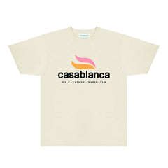 Casablanca T Shirts Fashion Print Street
