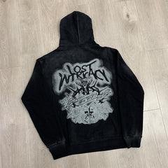 Lost intricacy Hoodie rhinestones