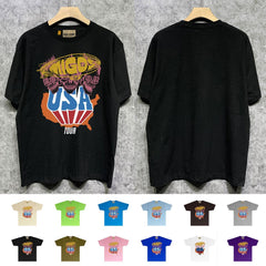 Gallery Dept T Shirt Retro Printed Loose Short-Sleeved Shirt (part2)