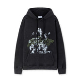 OW oil painting angel portrait pattern pullover hooded sweater