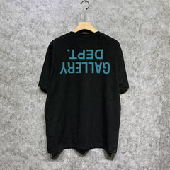 Gallery Dept T Shirt Retro Printed Loose Short-Sleeved Shirt