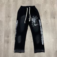 Lost intricacy Sweatpants rhinestones
