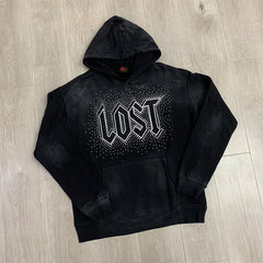 Lost intricacy Hoodie rhinestones