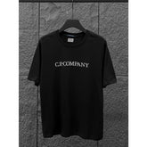 Cp Company T Shirts Cotton Embroidery Casual Crew Neck