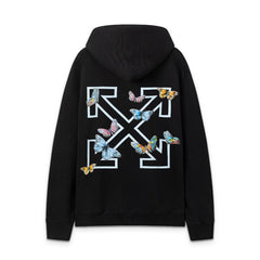 OW hoodie Butterfly Alphabet Arrow Pattern Pullover Hood