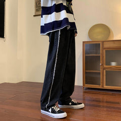 Men Jeans Vintage Jeans Summer Wide Leg Trousers Straight Pants