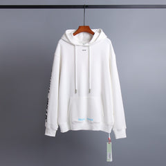 OW  hoodie 梦露图案印花套头连帽