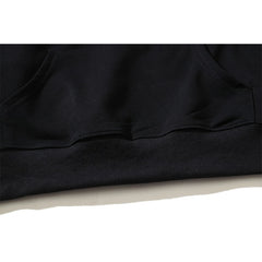 OW Saturn Arrow Pattern Pullover Hooded Sweater