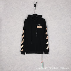 OW  hoodie Classic Arrow Strip Sleeve Hooded