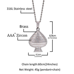 Jewelry Vintage Accessories ins Diamond Necklace St. Valentine's Spectrum