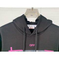 OW  hoodie Arrow Pattern Hood
