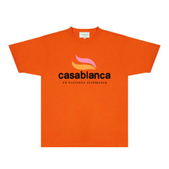 Casablanca T Shirts Fashion Print Street