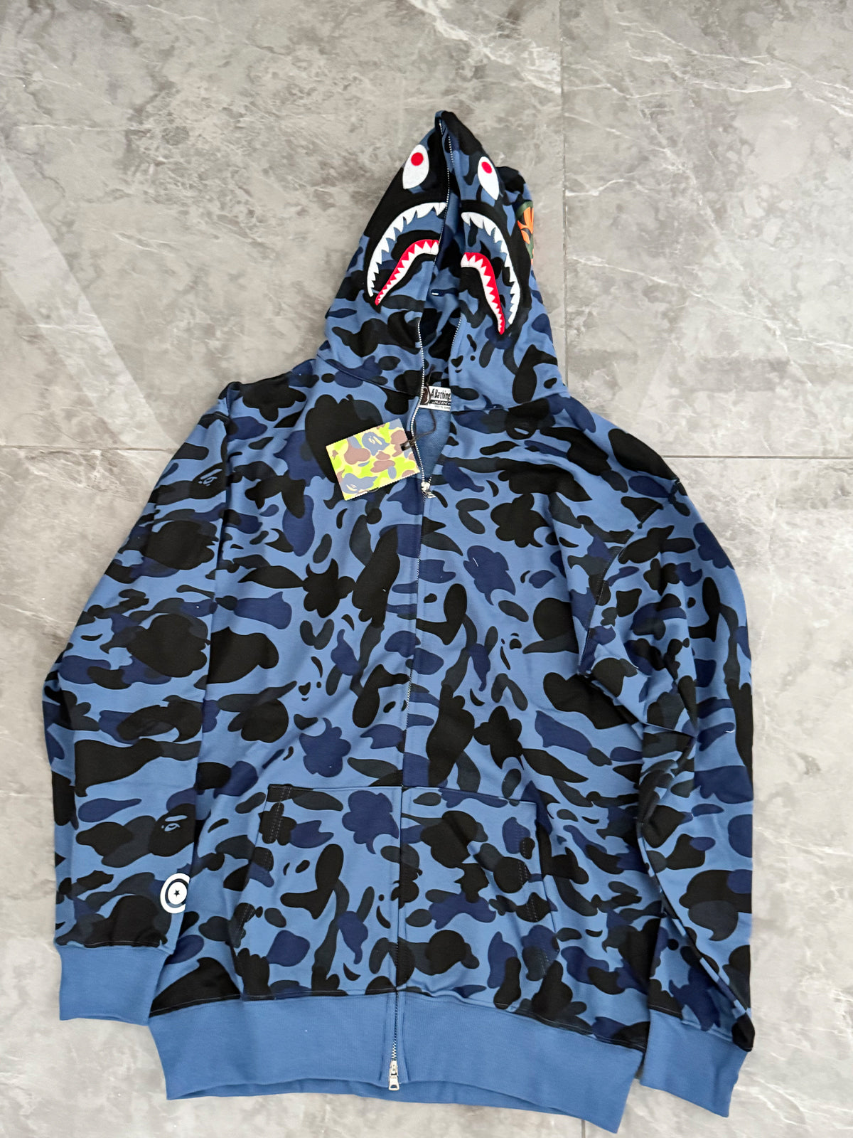 Bathing ape hoodie bape Clearance sale at rock-bottom price 3XL, Chest 120cm, Length 71cm