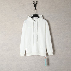 OFF Marker Graffiti Arrow Pullover Hooded Sweater