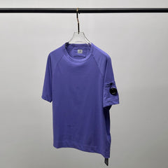 Cp Company T Shirts Men's Cotton Embroidered Casual Crew Neck