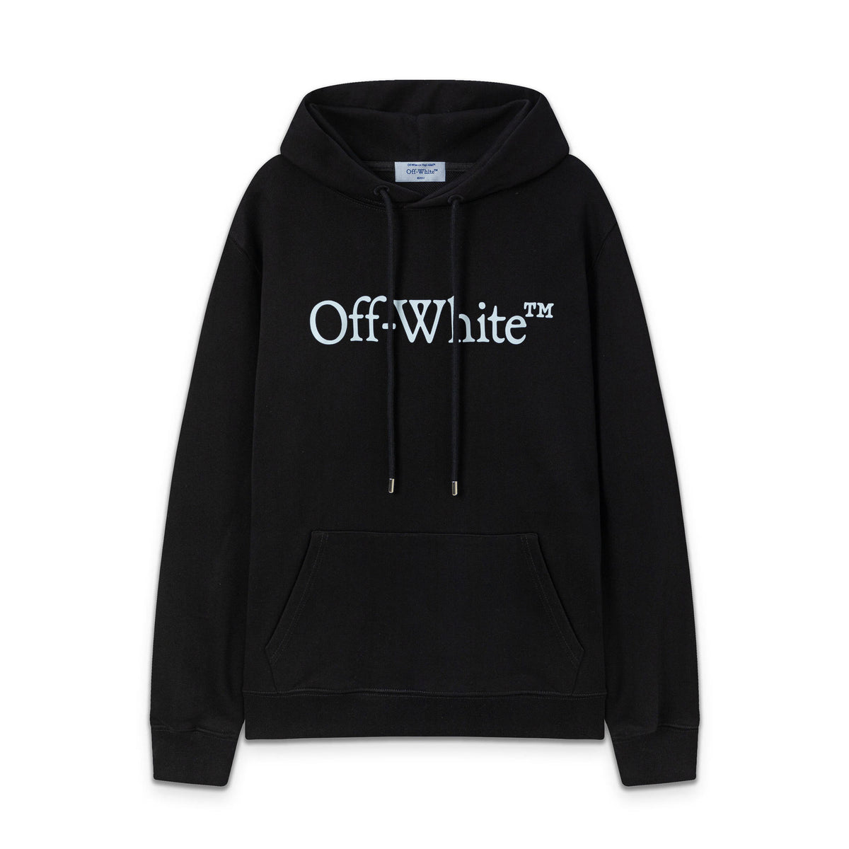 OW  hoodie large letter print pattern pullover