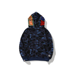 Ape Hoodie Double Hat Tiger Head Sweater Men's Cardigan
