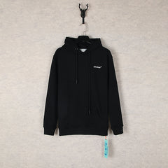 OW  hoodie EKG arrow pattern hooded