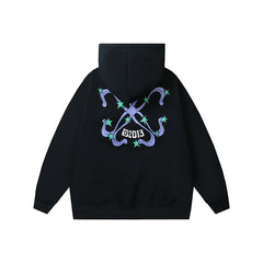 OW Alien Arrow Pattern Hooded Sweater