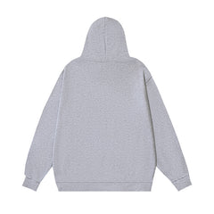 OW Hot Diamond Arrow Pattern Pullover Hooded Sweater