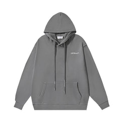 OW Smoke Arrow print hooded sweater