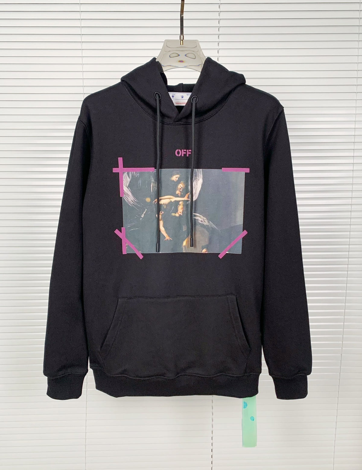 OW  hoodie Arrow Pattern Hood