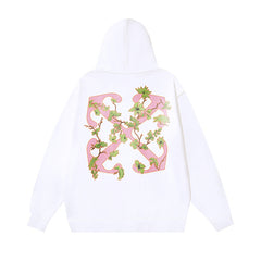 OW Plant Series Arrow Pattern Hooded Sweater