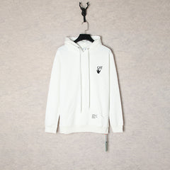 OW hoodie oil painting series arrow hooded