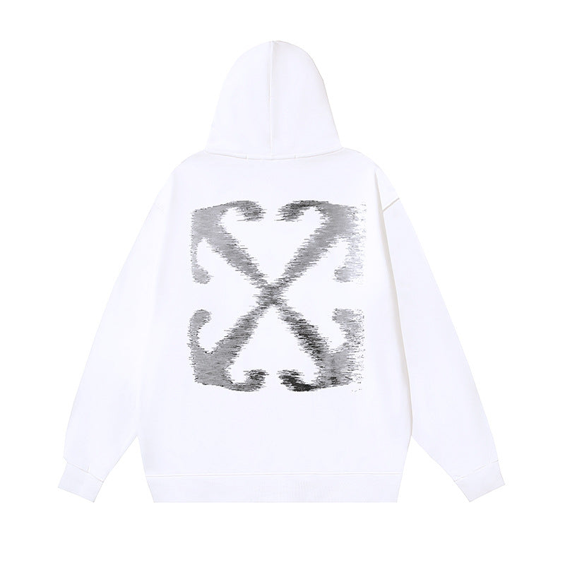 OW Unreal Arrow Micro Label Printed Hooded Sweater