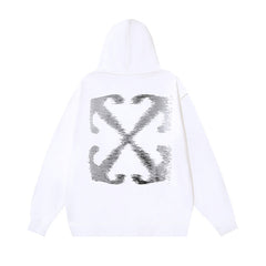 OW Unreal Arrow Micro Label Printed Hooded Sweater