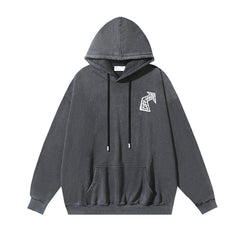 OW nail arrow pattern washing water do old hooded sweater