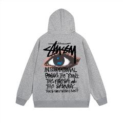 Stussy Hoodie Zip Cardigan Hooded Sweater
