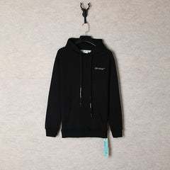 OW basic arrow pattern hooded sweater