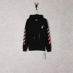 OW  hoodie gradual change arrow pattern hooded sweater men and women the same piece wholesale