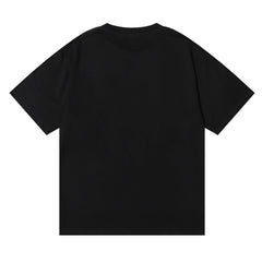 Rhude T Shirt Wheat Ear Sunset Beach Pattern Printed Short Sleeve T-Shirt