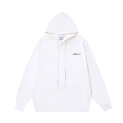 OW Smoke Arrow print hooded sweater
