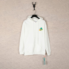 OW  hoodie多彩箭头图案连帽