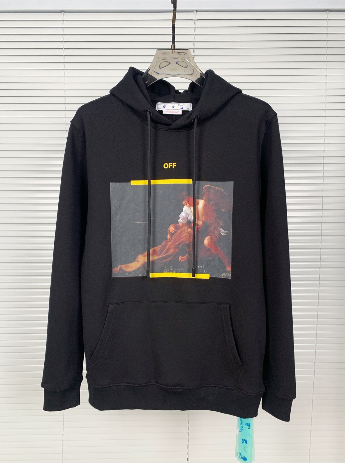 OW  hoodie oil painting series arrow pattern hooded