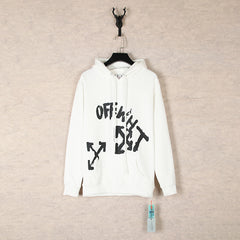OW hoodie Square Arrow Pattern Pullover Hood
