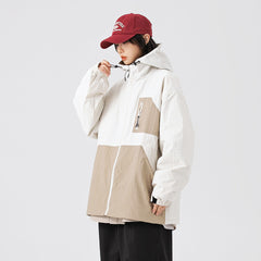 Unisex Jacket Vintage Shell Jacket Men's Hooded Hooded Jacket Casual Jacket