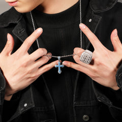 Jewelry Men's Necklace FashionNecklaces Crosses Spectrum